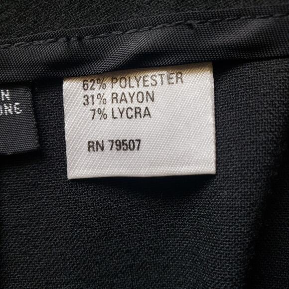 Isda & Co. Stretchy Long Black Pocket Maxi Skirt 12 Minimal Career Corpcore Goth - Picture 8 of 8